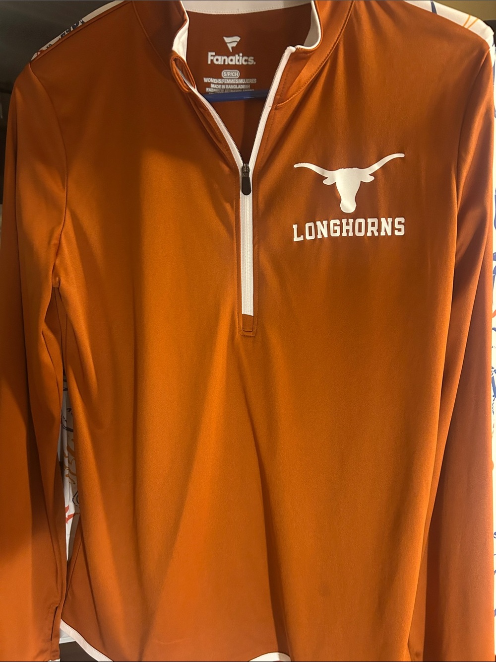 Fanatics Orange Texas Longhorns Quarter-Zip Pullover